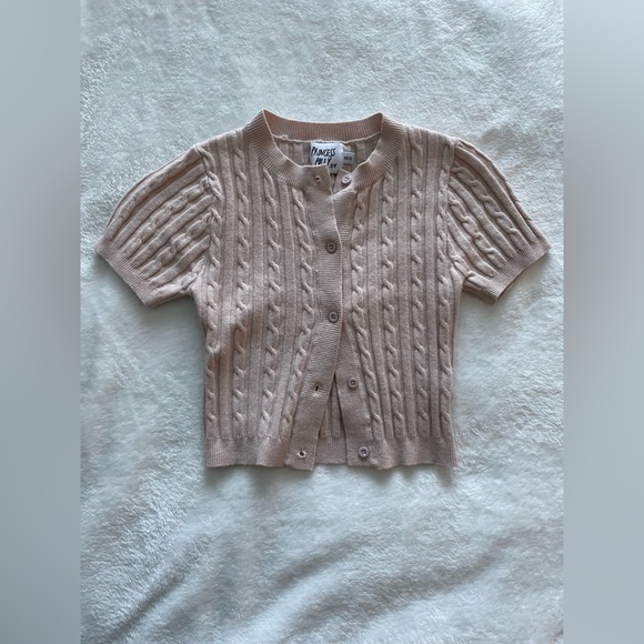 Pink Princess Polly Savana Cropped Cardigan - Picture 2 of 6